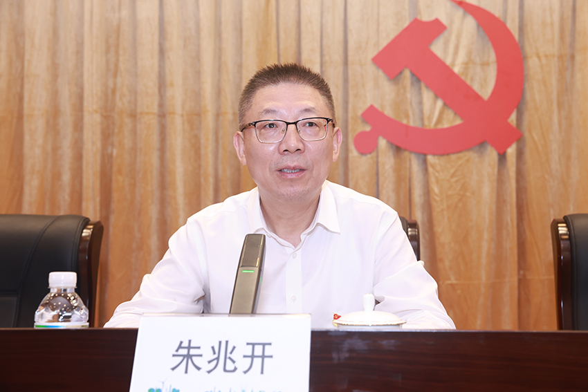 朱兆开发表讲话